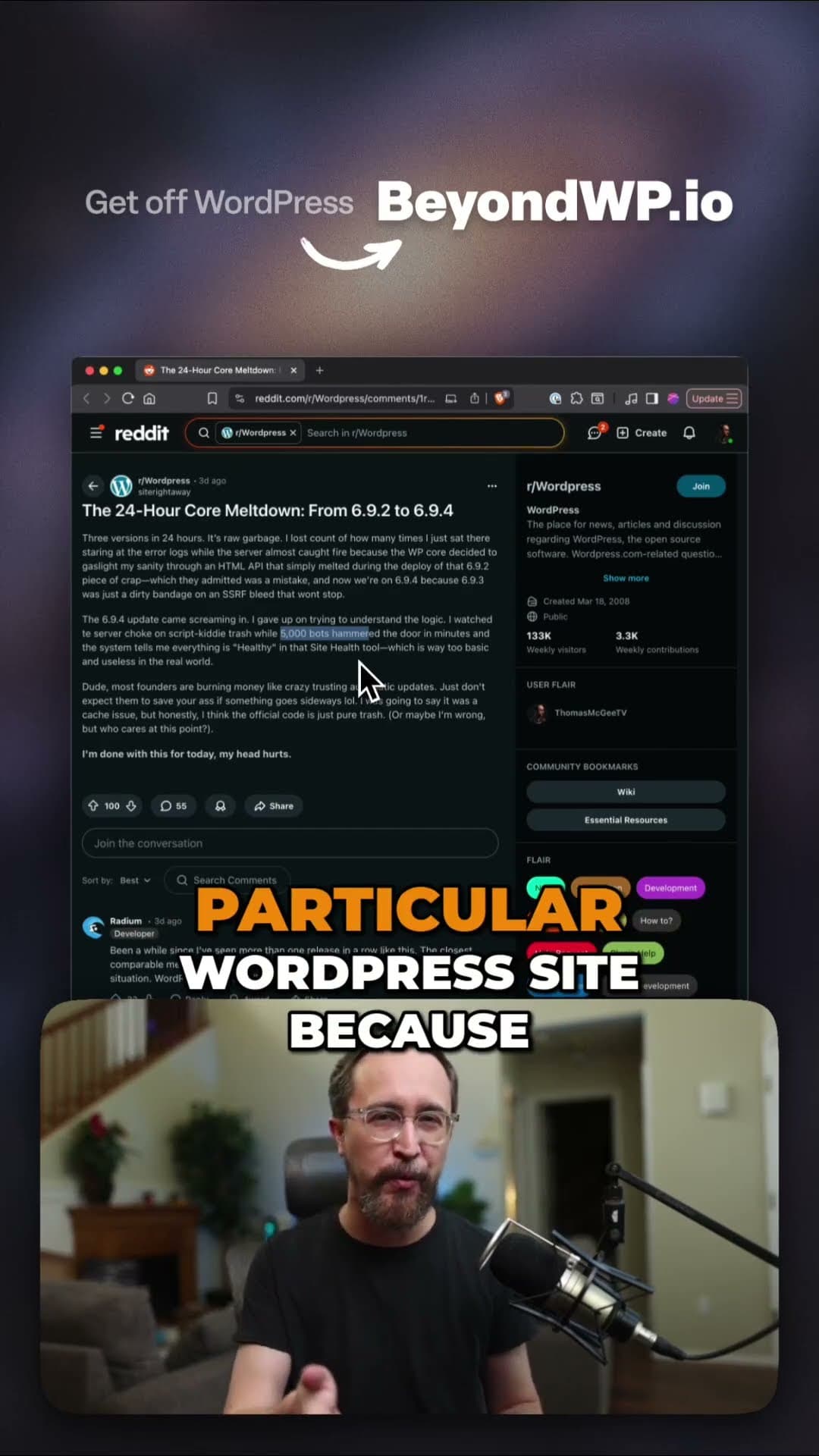 Is WordPress vulnerable during updates?