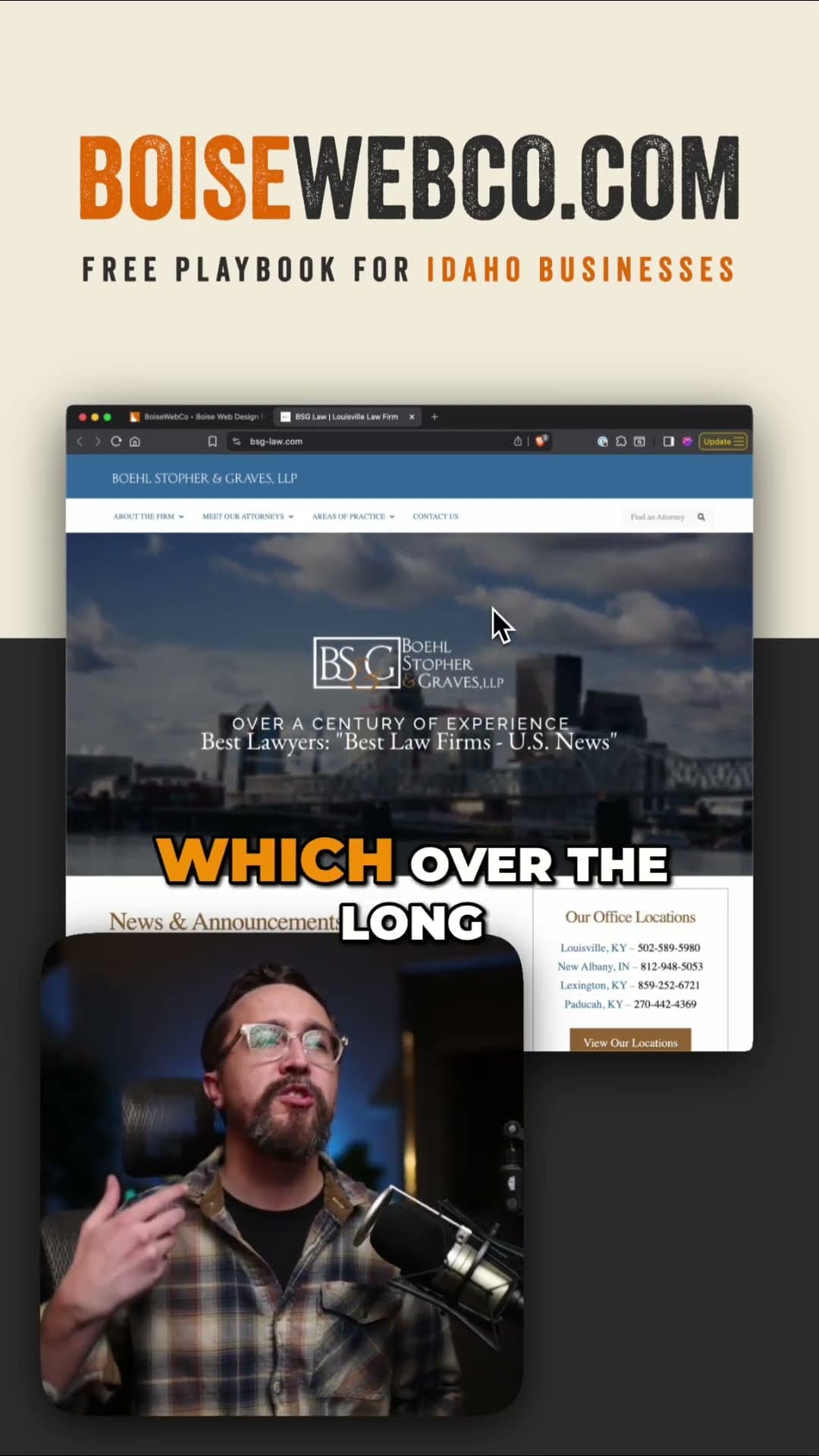 Most website's make this mistake with their hero area