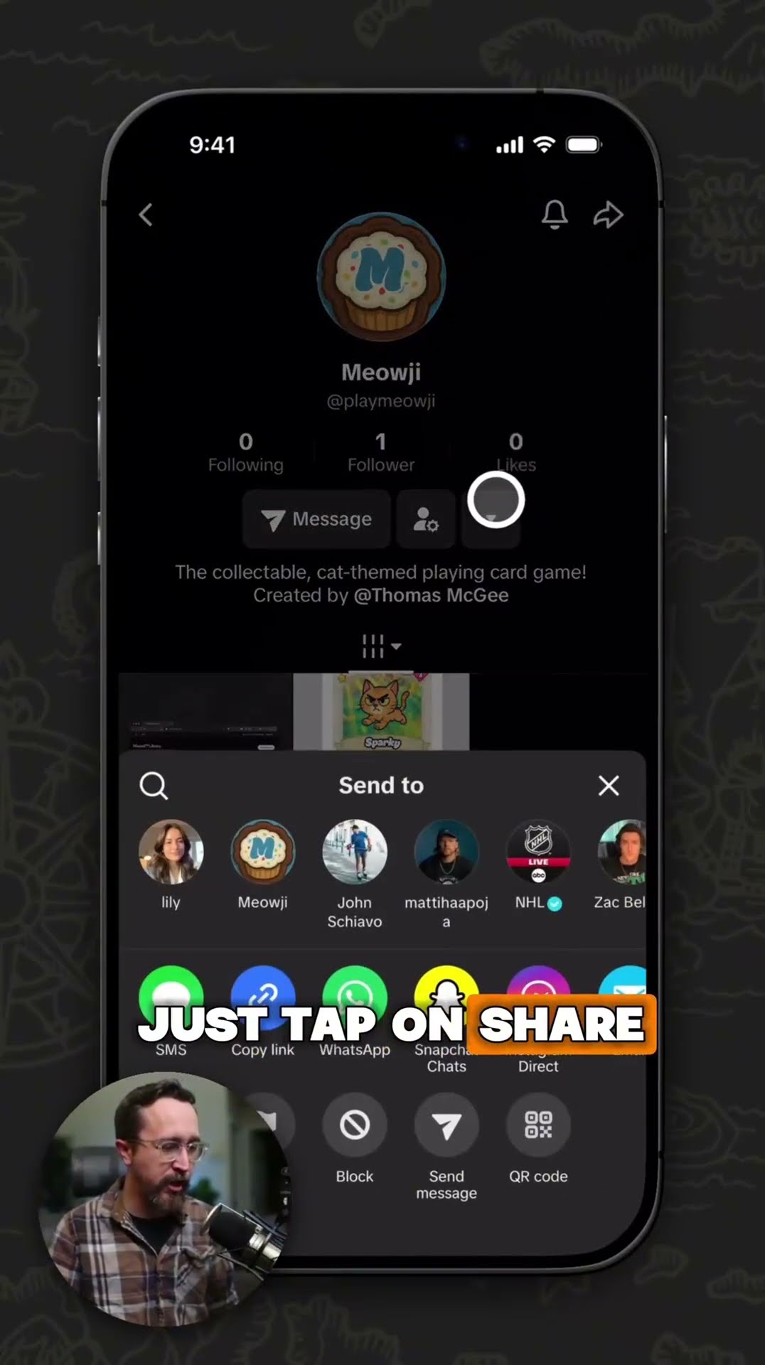 How to block an account on TikTok