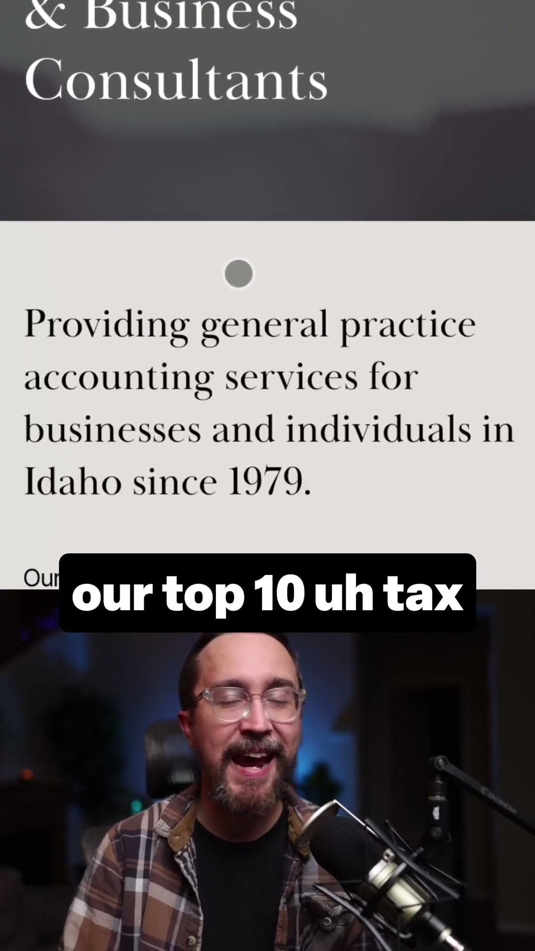 UI/UX Audit for a Boise, Idaho accounting firm