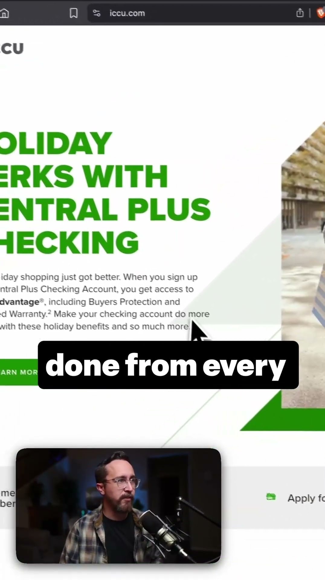 How ICCU could get more customers with a companion web app