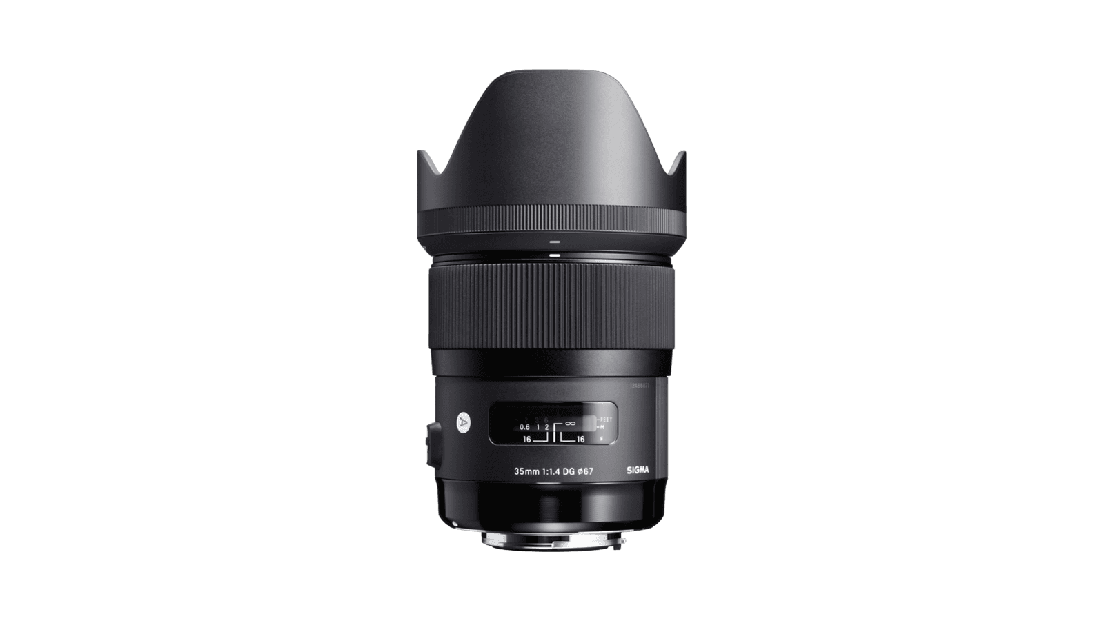 Sigma 35mm F1.4 DG HSM Art lens with hood